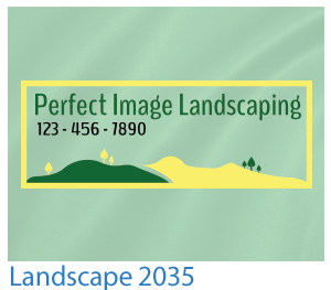 custom t-shirt landscape design 2035