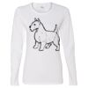 Gildan Missy Fit Long Sleeve T-shirt Thumbnail