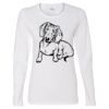 Gildan Missy Fit Long Sleeve T-shirt Thumbnail