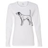 Gildan Missy Fit Long Sleeve T-shirt Thumbnail
