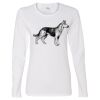 Gildan Missy Fit Long Sleeve T-shirt Thumbnail