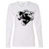 Gildan Missy Fit Long Sleeve T-shirt Thumbnail