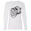 Gildan Missy Fit Long Sleeve T-shirt Thumbnail
