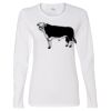 Gildan Missy Fit Long Sleeve T-shirt Thumbnail