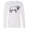 Gildan Missy Fit Long Sleeve T-shirt Thumbnail