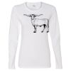 Gildan Missy Fit Long Sleeve T-shirt Thumbnail
