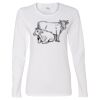 Gildan Missy Fit Long Sleeve T-shirt Thumbnail