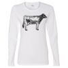 Gildan Missy Fit Long Sleeve T-shirt Thumbnail