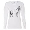 Gildan Missy Fit Long Sleeve T-shirt Thumbnail