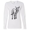 Gildan Missy Fit Long Sleeve T-shirt Thumbnail