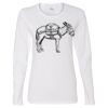 Gildan Missy Fit Long Sleeve T-shirt Thumbnail