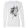 Gildan Missy Fit Long Sleeve T-shirt Thumbnail