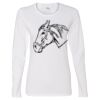 Gildan Missy Fit Long Sleeve T-shirt Thumbnail