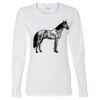 Gildan Missy Fit Long Sleeve T-shirt Thumbnail