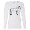 Gildan Missy Fit Long Sleeve T-shirt Thumbnail