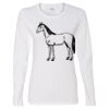 Gildan Missy Fit Long Sleeve T-shirt Thumbnail
