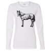 Gildan Missy Fit Long Sleeve T-shirt Thumbnail