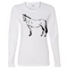 Gildan Missy Fit Long Sleeve T-shirt Thumbnail
