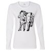 Gildan Missy Fit Long Sleeve T-shirt Thumbnail