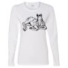 Gildan Missy Fit Long Sleeve T-shirt Thumbnail