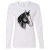 Gildan Missy Fit Long Sleeve T-shirt Thumbnail