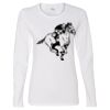 Gildan Missy Fit Long Sleeve T-shirt Thumbnail