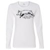 Gildan Missy Fit Long Sleeve T-shirt Thumbnail