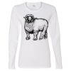 Gildan Missy Fit Long Sleeve T-shirt Thumbnail