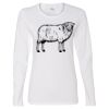 Gildan Missy Fit Long Sleeve T-shirt Thumbnail
