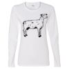 Gildan Missy Fit Long Sleeve T-shirt Thumbnail