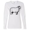 Gildan Missy Fit Long Sleeve T-shirt Thumbnail