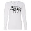 Gildan Missy Fit Long Sleeve T-shirt Thumbnail
