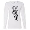 Gildan Missy Fit Long Sleeve T-shirt Thumbnail
