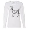 Gildan Missy Fit Long Sleeve T-shirt Thumbnail