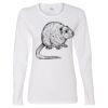 Gildan Missy Fit Long Sleeve T-shirt Thumbnail