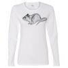 Gildan Missy Fit Long Sleeve T-shirt Thumbnail