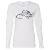 Gildan Missy Fit Long Sleeve T-shirt Thumbnail