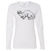 Gildan Missy Fit Long Sleeve T-shirt Thumbnail