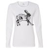 Gildan Missy Fit Long Sleeve T-shirt Thumbnail