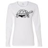 Gildan Missy Fit Long Sleeve T-shirt Thumbnail