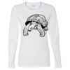 Gildan Missy Fit Long Sleeve T-shirt Thumbnail