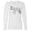 Gildan Missy Fit Long Sleeve T-shirt Thumbnail