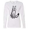 Gildan Missy Fit Long Sleeve T-shirt Thumbnail
