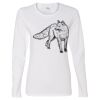 Gildan Missy Fit Long Sleeve T-shirt Thumbnail