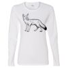 Gildan Missy Fit Long Sleeve T-shirt Thumbnail