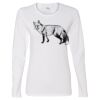 Gildan Missy Fit Long Sleeve T-shirt Thumbnail