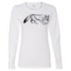Gildan Missy Fit Long Sleeve T-shirt Thumbnail