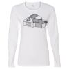 Gildan Missy Fit Long Sleeve T-shirt Thumbnail