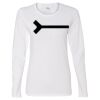 Gildan Missy Fit Long Sleeve T-shirt Thumbnail