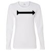 Gildan Missy Fit Long Sleeve T-shirt Thumbnail
